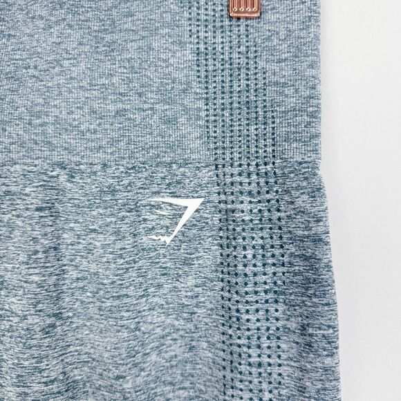 GYMSHARK | Vital Seamless Leggings in Marled Teal Women’s Size Medium - Picture 5 of 10